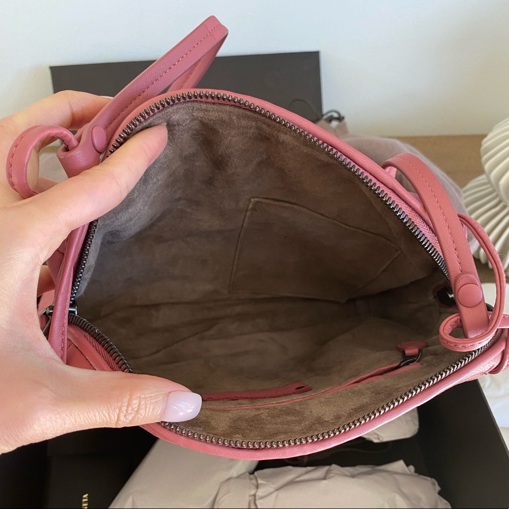 LIKE NEW Bottega Veneta Nodini Limited Edit Dusty Pink Intrecciato Crossbody B… - Picture 6 of 8